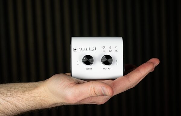 open zoom image for Blackstar Polar Go 2-Channel USB Audio Interface with Built-in Microphones, New, Action Position Back