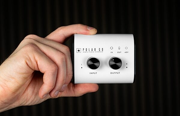 open zoom image for Blackstar Polar Go 2-Channel USB Audio Interface with Built-in Microphones, New, Action Position Back