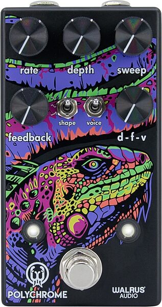 open zoom image for Walrus Audio Polychrome Analog Flanger Pedal, New, Action Position Back
