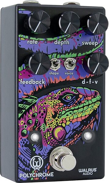 open zoom image for Walrus Audio Polychrome Analog Flanger Pedal, New, Action Position Back