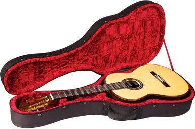 open zoom image for Cordoba Polyfoam Classical Guitar Case, Full Size, Action Position Back