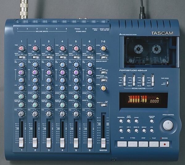open zoom image for TASCAM 424MkIII Four Track Recorder, Top