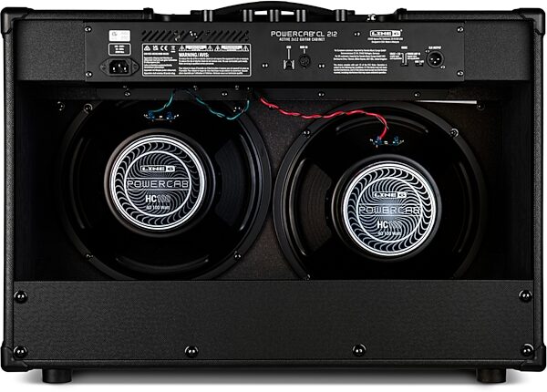 open zoom image for Line 6 Powercab CL 212 Multi-Voice Active Guitar Speaker System (200 Watts, 2x12"), New, Action Position Back