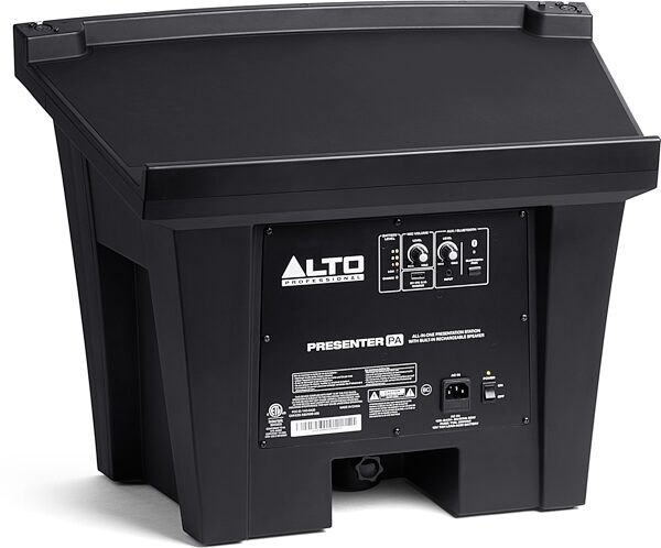 open zoom image for Alto Professional Presenter PA Portable Podium System with Rechargeable Battery, Action Position Back