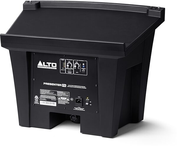 open zoom image for Alto Professional Presenter PA Portable Podium System with Rechargeable Battery, Action Position Back