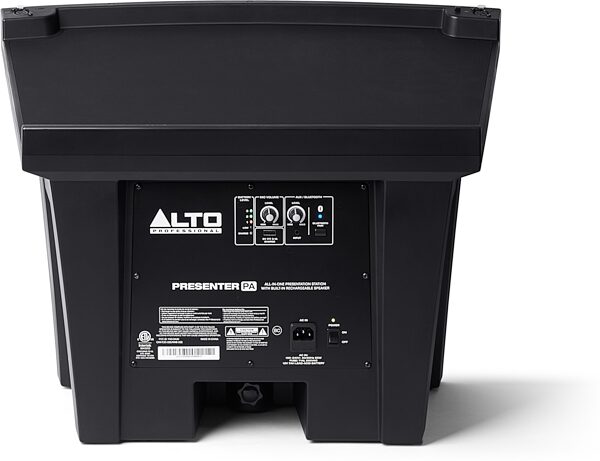 open zoom image for Alto Professional Presenter PA Portable Podium System with Rechargeable Battery, Action Position Back