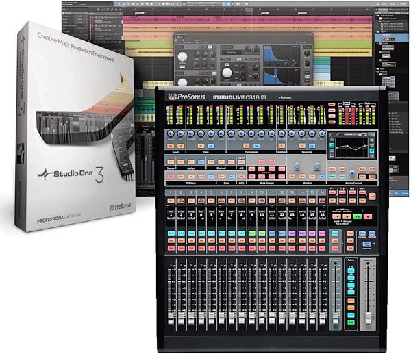 open zoom image for PreSonus StudioLive CS18AI Control Surface for StudioLive Rack Mixers, Pack