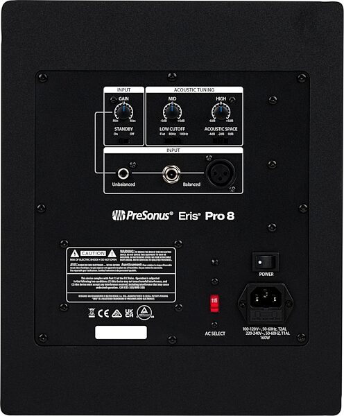 open zoom image for PreSonus Eris Pro 8 Active Coaxial Studio Monitor, Single Speaker, Single Speaker, Action Position Back
