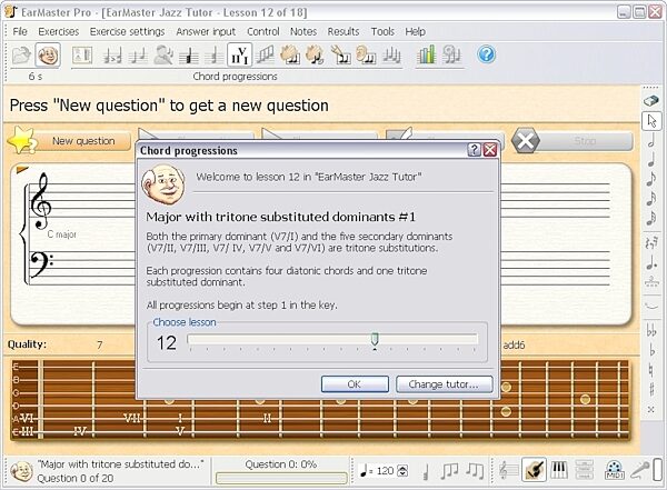 open zoom image for EarMaster School Ear Training Software, Screenshot - Tutor Less on Intro