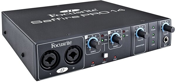 open zoom image for Focusrite Saffire Pro 14 FireWire Audio Interface, Left