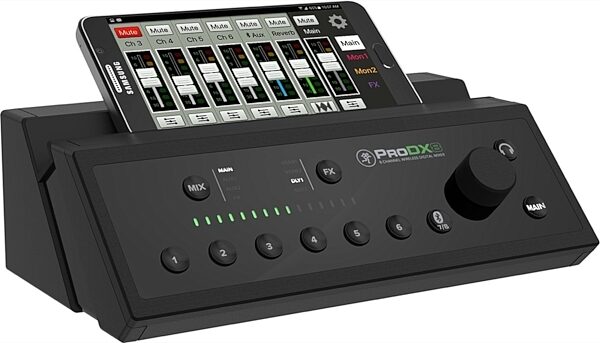 open zoom image for Mackie ProDX8 Wireless Digital Mixer, 8-Channel, Angle Right