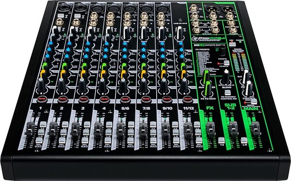 open zoom image for Mackie ProFX12v3 Professional USB Mixer, 12-Channel, New, Action Position Back
