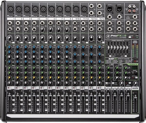 open zoom image for Mackie ProFX16 v2 USB Mixer with FX, 16-Channel, Main