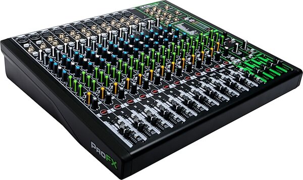open zoom image for Mackie ProFX16v3 Professional USB Mixer, 16-Channel, New, Action Position Back
