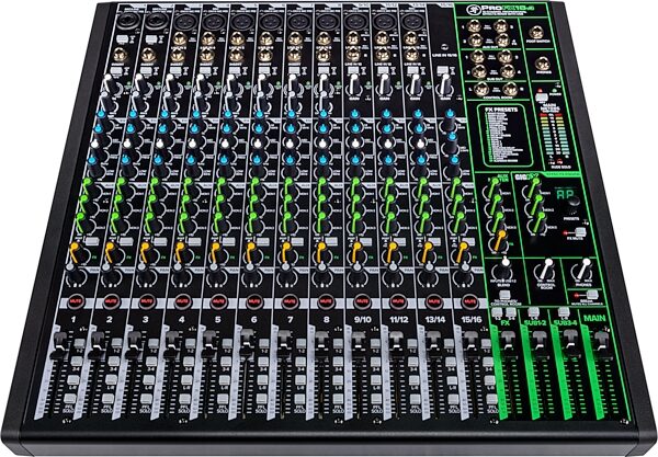 open zoom image for Mackie ProFX16v3 Professional USB Mixer, 16-Channel, New, Action Position Back