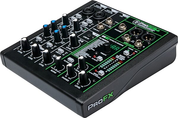 open zoom image for Mackie ProFX6v3 Professional USB Mixer, 6-Channel, New, Action Position Back