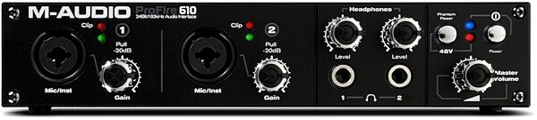 open zoom image for M-Audio ProFire 610 Firewire Audio Interface, Front
