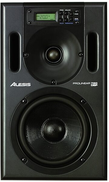 open zoom image for Alesis ProLinear 720 DSP Studio Monitor with Digital EQ, Front