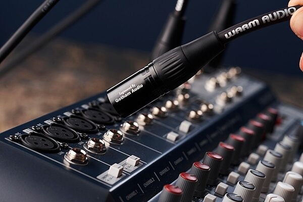 open zoom image for Warm Audio Pro-XLR Pro Series XLR Cable, 3 foot, In Use