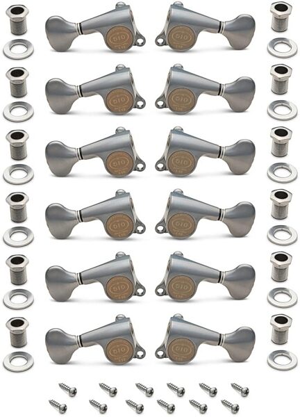 open zoom image for Taylor 18:1 Gotoh Guitar Tuners (12-String), Antique Chrome, Main