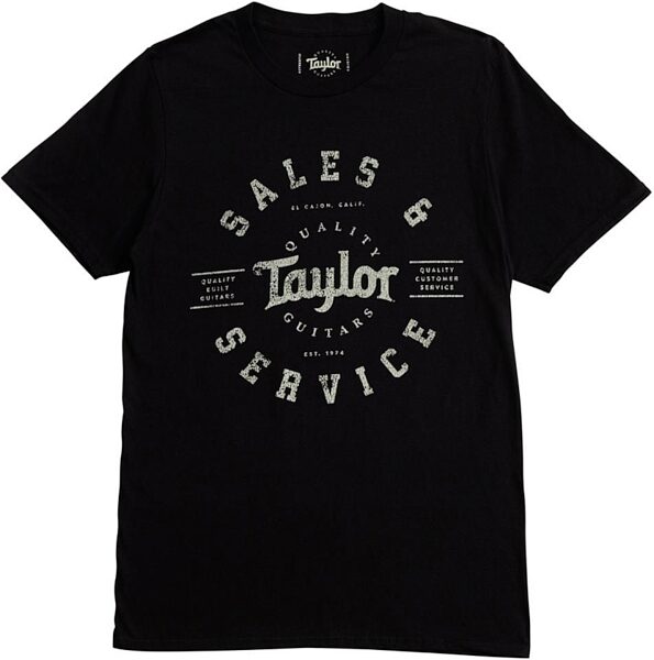 open zoom image for Taylor Mens Black Shop T-Shirt, Small, Main