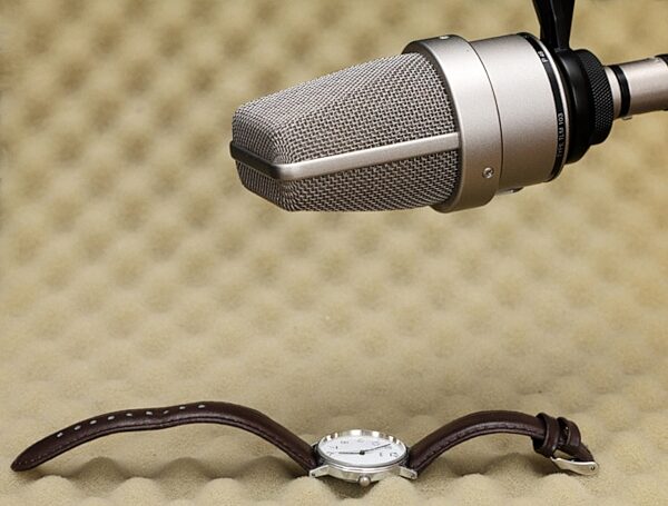 open zoom image for Neumann TLM 103 Studio Microphone, Nickel, TLM 103, In Use 3