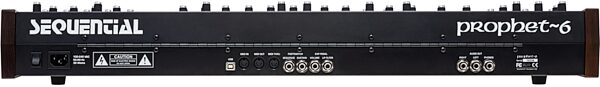open zoom image for Sequential Prophet-6 Analog Synthesizer Keyboard, 49-Key, New, Back
