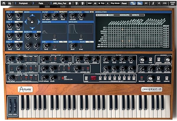 open zoom image for Arturia Prophet V Prophet 5/VS Synth Plug-In, Main