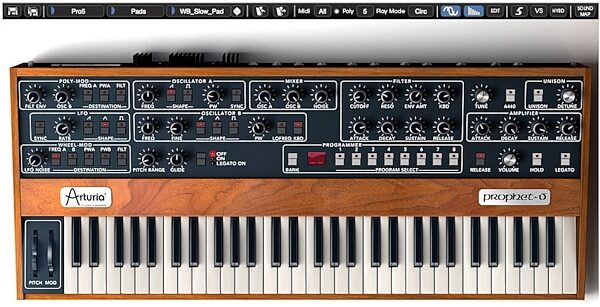 open zoom image for Arturia Prophet V Prophet 5/VS Synth Plug-In, Screenshot 4