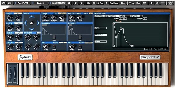 open zoom image for Arturia Prophet V Prophet 5/VS Synth Plug-In, Screenshot 5