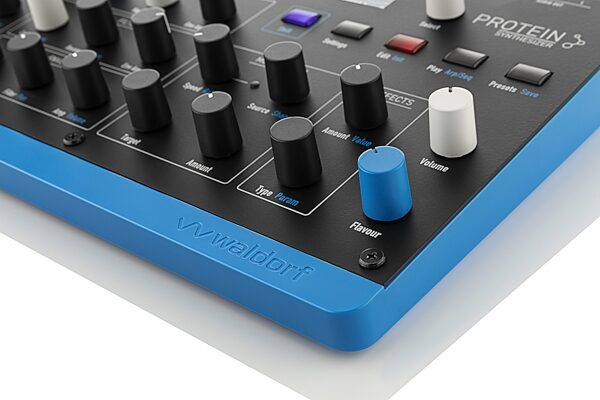 open zoom image for Waldorf Protein Desktop Wavetable Synthesizer, New, Action Position Back