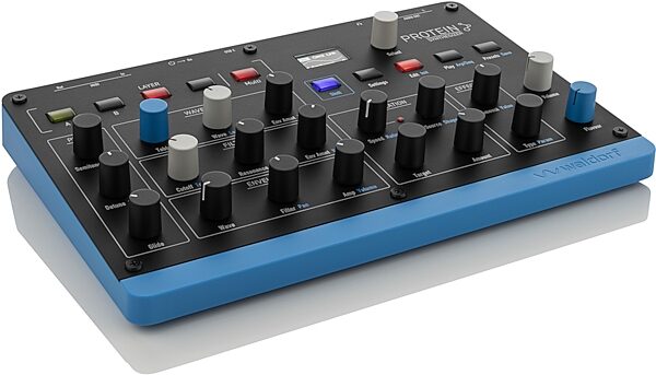 open zoom image for Waldorf Protein Desktop Wavetable Synthesizer, New, Action Position Back