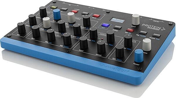 open zoom image for Waldorf Protein Desktop Wavetable Synthesizer, New, Action Position Back
