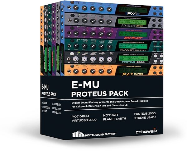 open zoom image for Cakewalk EMU Proteus Pack Sound Library, Main
