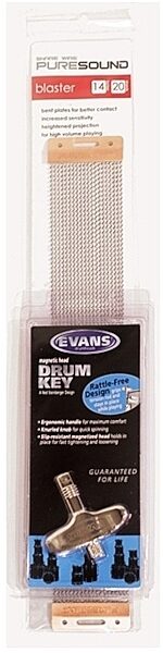open zoom image for Puresound Blasters Snare Wires with Evans Drum Key, Main