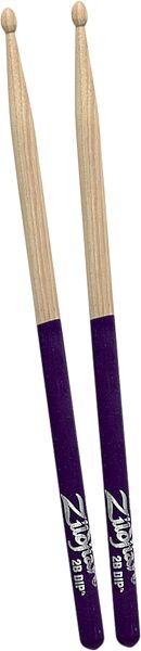 open zoom image for Zildjian Dip Series 2B Drumsticks, Purple Wood Tip