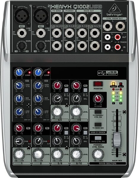 open zoom image for Behringer Q1002USB Mixer, Main