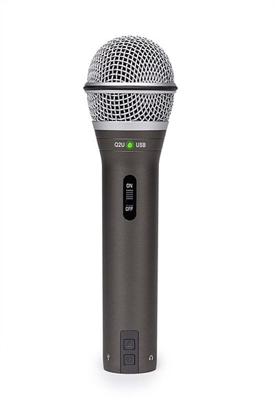 open zoom image for Samson Q2U Handheld USB and XLR Microphone, New, Standing
