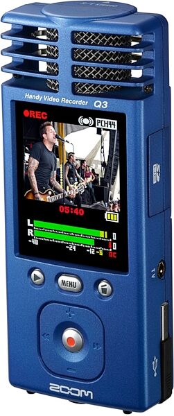 open zoom image for Zoom Q3 Handy Video Recorder, Rear