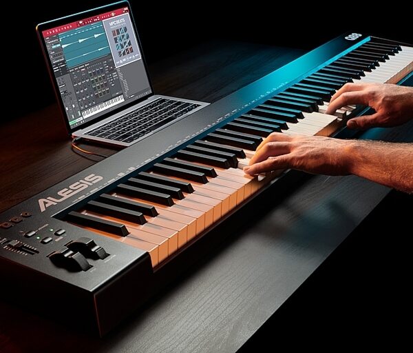 open zoom image for Alesis Q88 MKII USB MIDI Keyboard Controller, 88-Key, Action Position Back