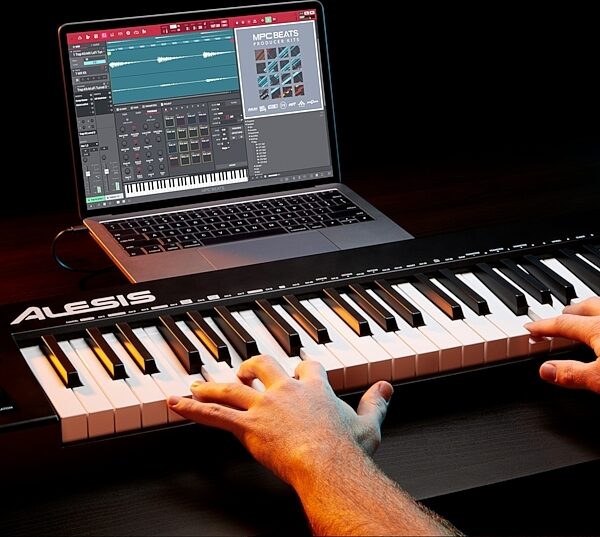 open zoom image for Alesis Q88 MKII USB MIDI Keyboard Controller, 88-Key, Action Position Back