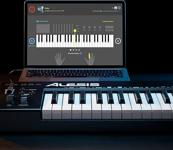 open zoom image for Alesis Q88 MKII USB MIDI Keyboard Controller, 88-Key, Action Position Back