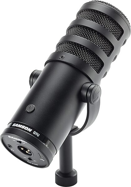 open zoom image for Samson Q9U Broadcast Cardioid Dynamic USB and XLR Microphone, New, Action Position Back