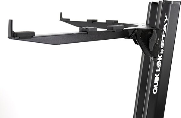 open zoom image for Quik Lok by Stay Piano 700 Keyboard Stand, Black, Open Box (Like New), Action Position Back