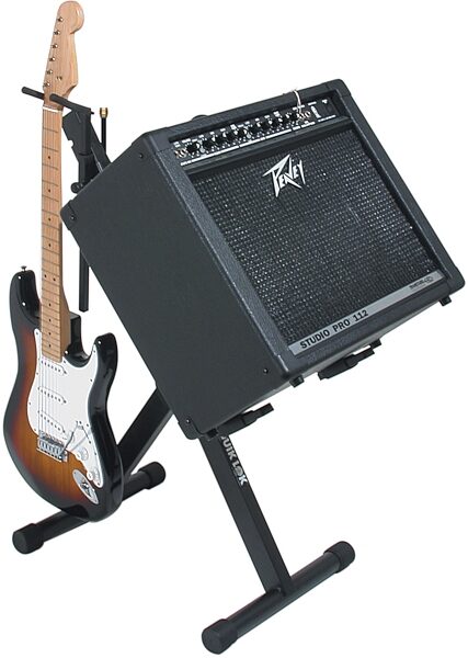 open zoom image for Quiklok QL617 Add-On Guitar Stand for QL616, In Use