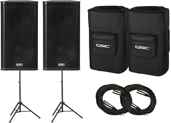 open zoom image for QSC KW152 2-Way Powered Loudspeaker (1000 Watts, 1x15"), Package