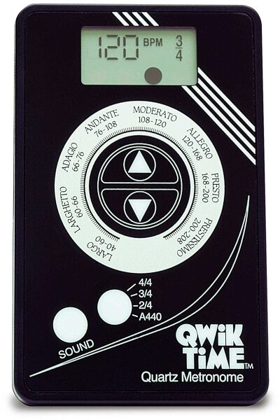 open zoom image for Qwik Time QT5 Credit Card Size Metronome, Main
