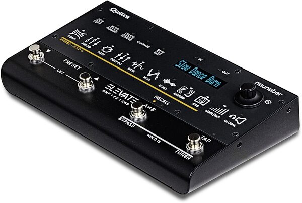 open zoom image for Quilter Elevate Multi-Effects Processor Pedal, Open Box (Like New), Action Position Back