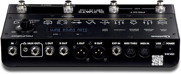 open zoom image for Quilter Elevate Multi-Effects Processor Pedal, Open Box (Like New), Action Position Back