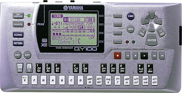 open zoom image for Yamaha QY100 Palmtop Music Sequencer, Main